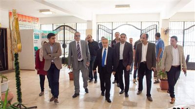 تفاصيل جولة رئيس جامعة طنطا بمجمع كليات سبرباي 