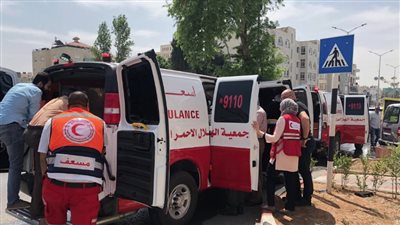 الهلال الأحمر الفلسطيني: استلمنا 20 شاحنة محملة بالمستلزمات الطبية والغذاء من مصر
