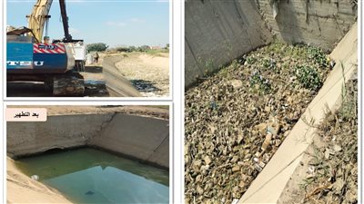 تقرير مهم أمام محافظ المنوفية بشأن خطة تطهير ورفع المخلفات بالترع والمجاري المائية 