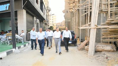 محافظ الغربية يتفقد سير تنفيذ مشاريع الرصف والتطوير بطنطا 