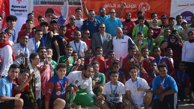  المسابقات الأولي للأولمبياد الخاص المصري في كرة القدم الشاطئية الموحدة بالإسكندرية