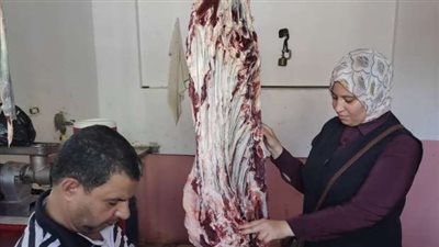 حملات مكثفة على محلات الجزارة وثلاجات حفظ اللحوم في الدقهلية 