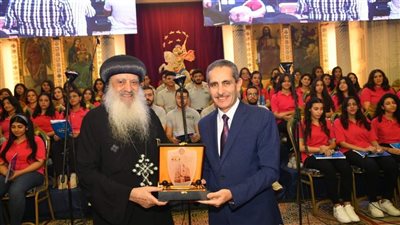محافظ الغربية يشهد احتفالية الكنسية بذكرى مئوية ميلاد الأنبا يؤانس المتنيح