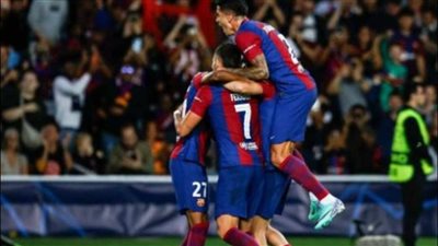 برشلونة ومانشستر سيتي بالعلامة الكاملة في دوري أبطال أوروبا وباريس يستعيد الانتصارات 