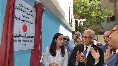 مدير تعليم القاهرة وسفير اليابان يفتتحان مدرسة التربية الفكرية بالمنيل.. صور