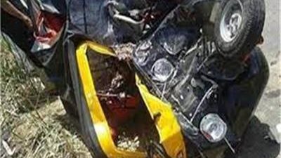 إصابة 7 أشخاص في انقلاب توك توك ببني سويف