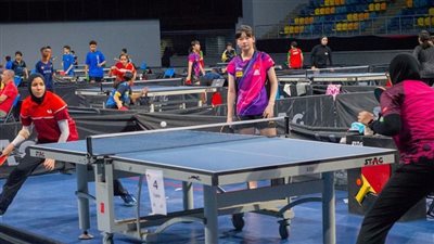 بدر مصطفى ومريم يونس يحققان ذهبية الزوجي المختلط ببطولة مصر الدولية لتنس الطاولة