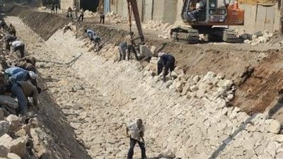 محافظ الغربية يتابع أعمال تبطين ترعة الرواتب بمركز ومدينة المحلة الكبرى