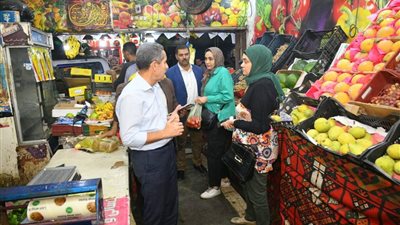  جولة ليلية مفاجئة لـ محافظ الغربية على السلاسل التجارية والمنافذ والأسواق بطنطا 