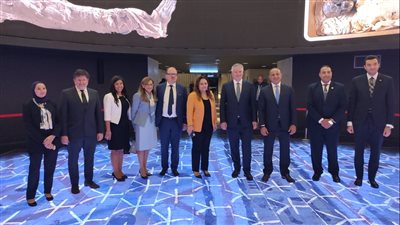 مستشار الأمن القومي بالمجر وسكرتير عام منظمة التعاون الاقتصادي والتنمية في زيارة للمتحف القومي للحضارة المصرية