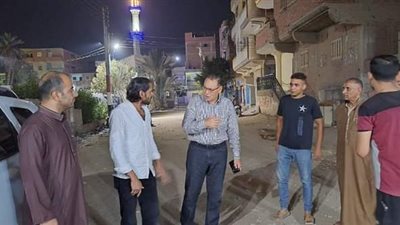 جولة ليلية لمحافظ الشرقية بههيا لمتابعة مستوى الخدمات لأهالي القرية