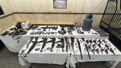 ضبط أخطر تجار السلاح داخل ورشة لتصنيع وإصلاح أسلحة نارية بأسيوط
