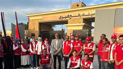 النائب إيهاب منصور يزور معبر رفح لدعم القوات المسلحة 