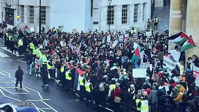 مظاهرات في لندن تطالب بوقف الحرب في غزة