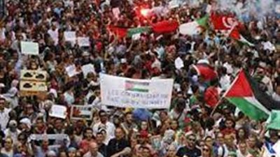 مظاهرات في تشيلي تطالب بوقف الحرب في غزة