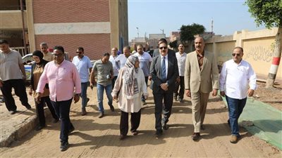 جولة ميدانية موسعة لمحافظ المنوفية بمدينة منوف 