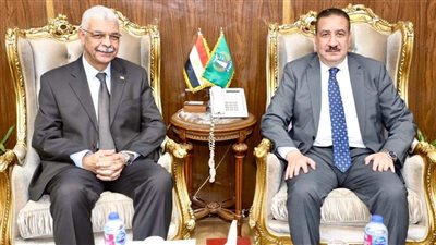 تفاصيل لقاء محافظ المنوفية ورئيس جامعة المنوفية