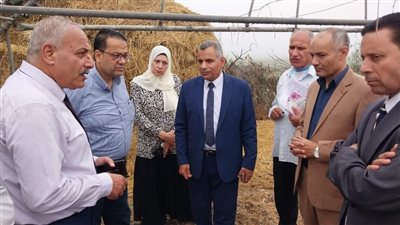 وكيلا الزراعة والتعليم يتابعان المزارع الخاصة بتعليم الغربية