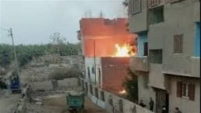 حريق هائل يلتهم شقة في بولاق الدكرور.. تفاصيل 