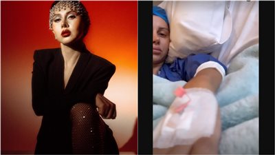 بعد تعرضها لوعكة صحية مفاجئة.. نقل ياسمين رئيس للمستشفى (صور)