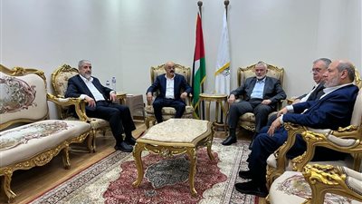 تفاصيل لقاء إسماعيل هنية بـ المشهراوي في القاهرة لبحث تطورات الحرب