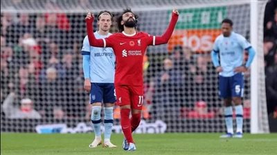 صلاح يسجل فى فوز ليفربول على برينتفورد ويصل إلى الهدف رقم 200 