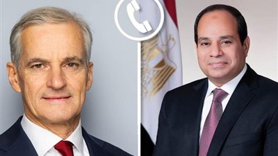 السيسي يبحث مع رئيس وزراء النرويج تطورات الأوضاع في قطاع غزة