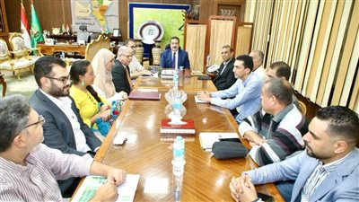 تفاصيل اجتماع محافظ المنوفية بوفد الهيئة العامة للتخطيط العمراني