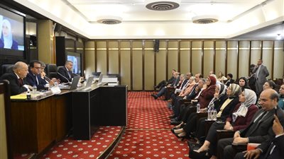 الرئيس التنفيذي للهلال الأحمر المصري يستعرض جهود دعم الفلسطينيين