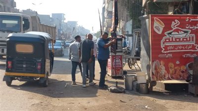 ضبط 70 محضر إشغال طريق في مركز بنى مزار بالمنيا