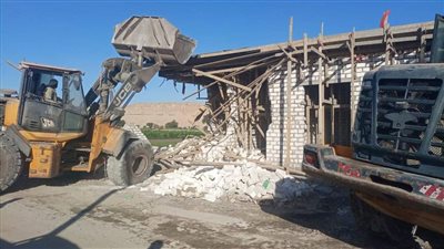 إزالة 62 حالة تعد خلال حملات مكبرة في 4 مراكز بالمنيا