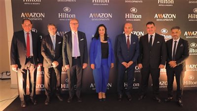  «أمازون للتنمية العمرانية» تتعاقد مع «هيلتون العالمية» لإدارة فندق 5 نجوم بمشروع «Capital Diamond Tower» بالعاصمة الإدارية