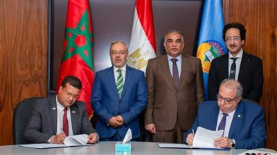 توقيع بروتوكول تعاون بين جامعتي طنطا والملك حسن الثاني بالمغرب