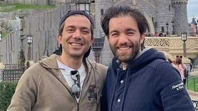 شريف رمزي في جنازة شقيقه بمسجد الشرطة بالشيخ زايد (صورة)