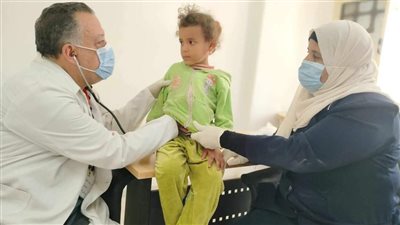  الكشف الطبي على 1529حالة خلال قافلة في أبوقرقاص بالمنيا