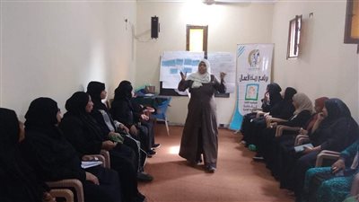 تفاصيل تدريب 85 سيدة وفتاة بمركزى أسوان ودراو