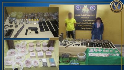 تورط عاطل وزوجته في تصنيع مواد مخدرة وترويجها في القليوبية