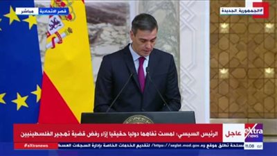 رئيس وزراء إسبانيا: دور مصر محوري في توصيل المساعدات للفلسطينيين