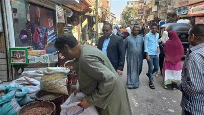 تحرير 170 محضرا خلال حملة مكبرة لرفع الإشغالات في مركزين بالمنيا