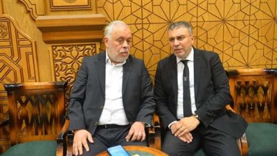 هشام ماجد وعمرو الليثي وماجد المصري وأشرف زكي في عزاء صلاح رمزي (صور)