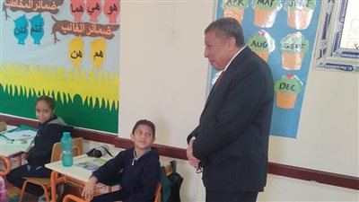 وكيل تعليم البحيرة يتابع انتظام الدراسة بالمدرسة المصرية الدولية بالنوبارية (صور)