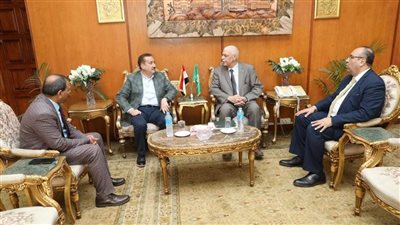 تفاصيل لقاء هام بين محافظ المنوفية ورئيس الجامعة.. لهذا السبب