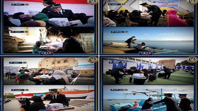 توزيع المساعدات على السيدات المعيلات بمناسبة حملة مناهضة العنف ضد المرأة