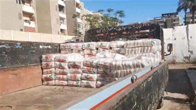تفاصيل ضبط 63 طن سكر قبل بيعها بالسوق السوداء بالمنوفية