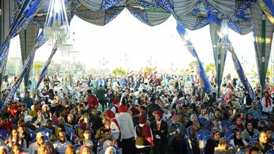 مؤتمر جماهيري حاشد بدمياط الجديدة لدعم وتأييد الرئيس السيسي