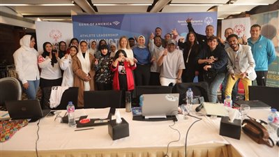 الرئيس الإقليمي للأولمبياد الخاص الدولي يكرم وفد مصر. صلاح يسعى للفوز 