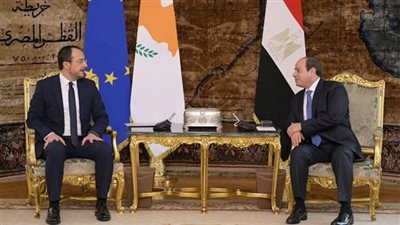 الرئيس السيسي ونظيره القبرصي يبحثان حل للقضية الفلسطينية