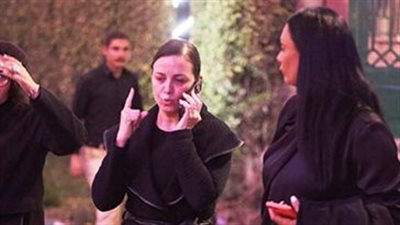 الصور الأولى من عزاء الفنان أشرف عبد الغفور