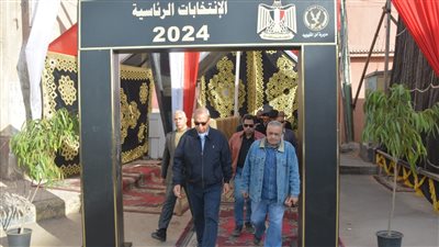محافظ القليوبية يتفقد الاستعدادات النهائية للانتخابات الرئاسية ببنها (صور)