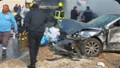 إصابة 6 أشخاص في حادث تصادم بالشروق 